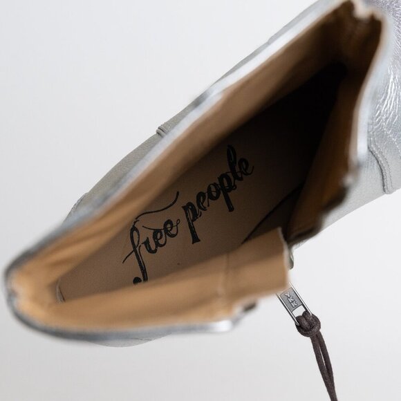 Free People Silver Ankle Boots - Picture 16 of 16